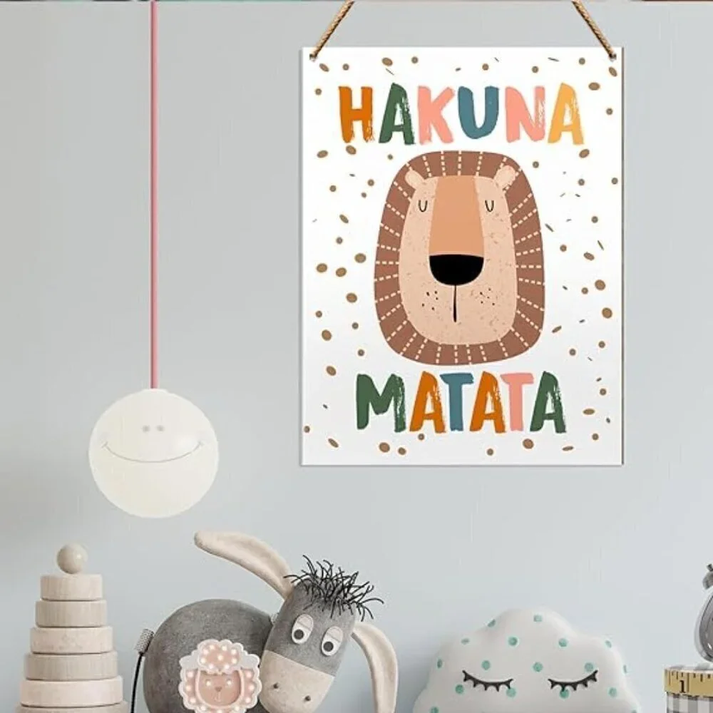 HAKUNA MATATA Wood Wall Decor / BRAND NEW